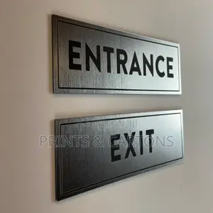 Metal Door Sign Printing for Hotels