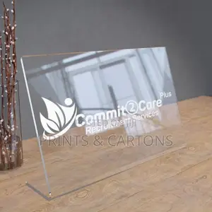 Printed Acrylic Desk Sign