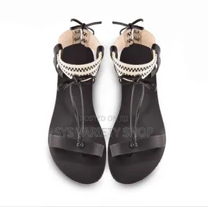 Original Black Greek Salad Sandals