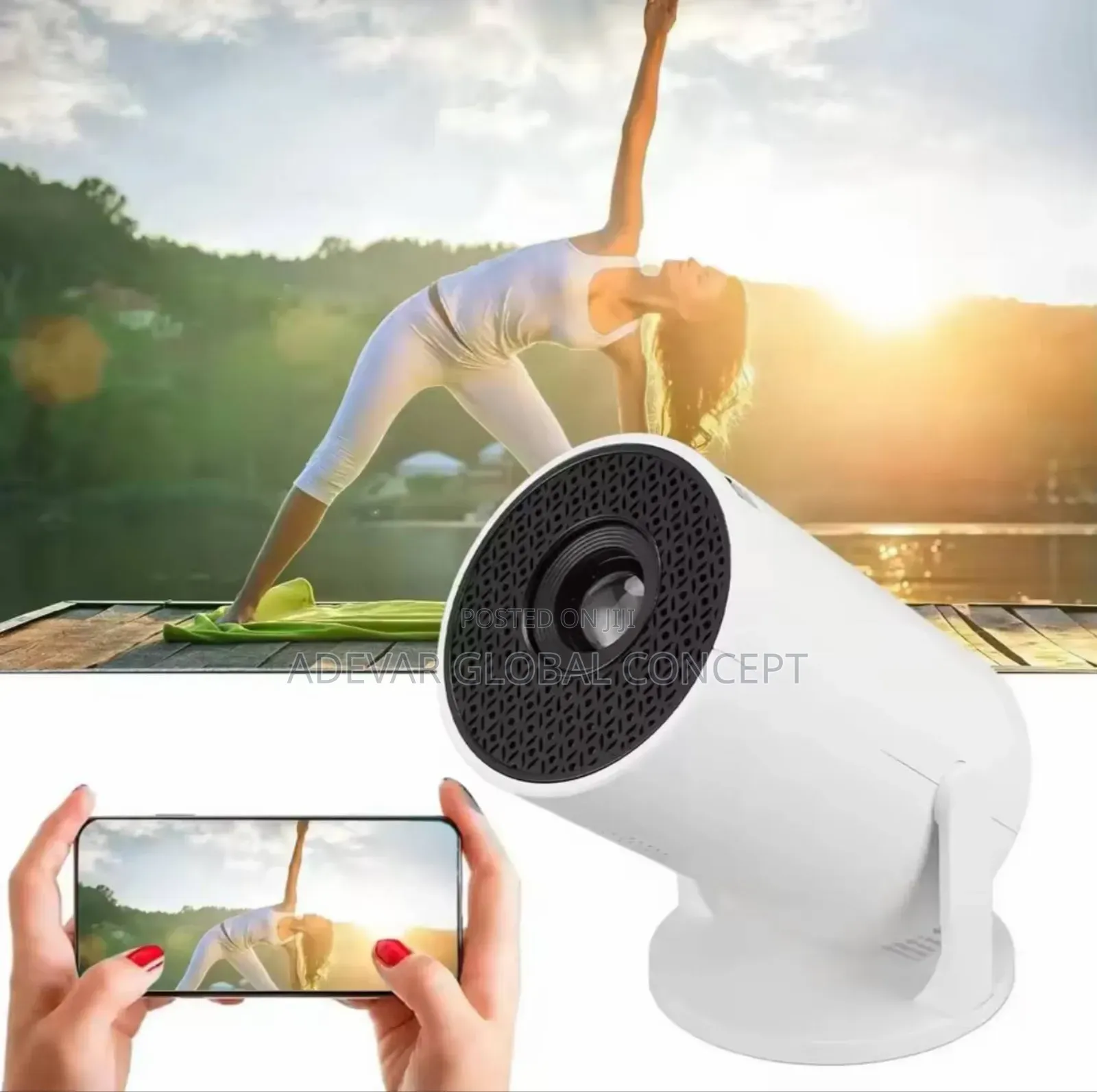 Portable Streaming Projector Wireless Screen Presentation
