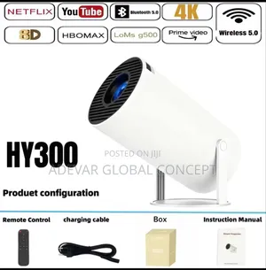 Portable Streaming Projector Wireless Screen Presentation