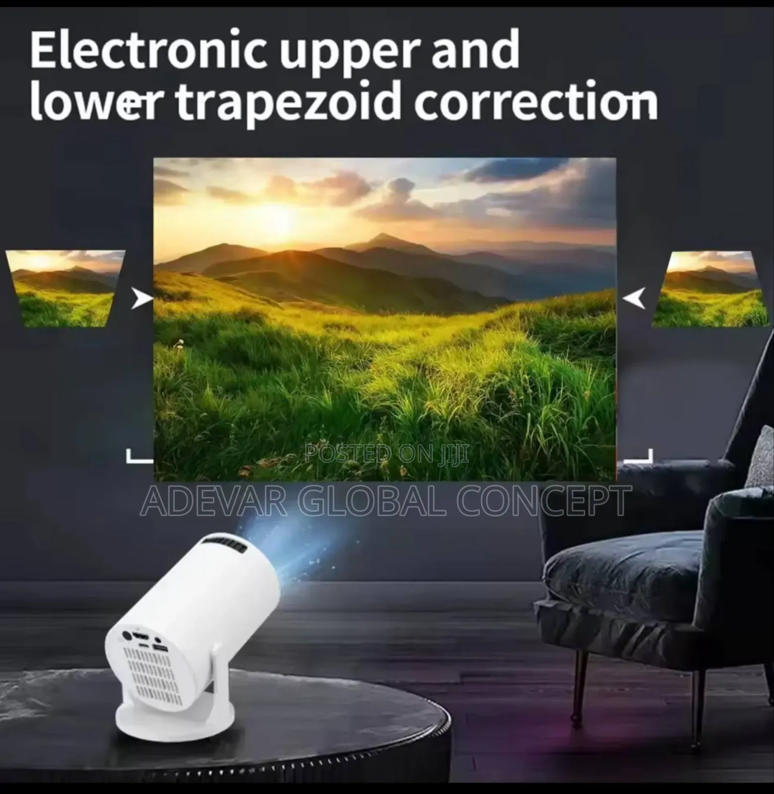 Portable Streaming Projector Wireless Screen Presentation