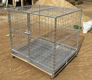 Collapsible/ Foldable Heavy Duty Dog Cage