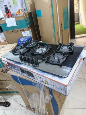 Original Brand New Image 90cm 5 Burner Tempered Glass Hob