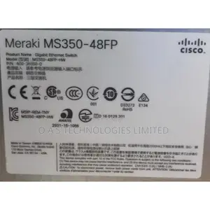 Cisco Meraki Ms350-48fpms350-48-Hw