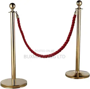 Gold Stanchion Barriers Crowd Control