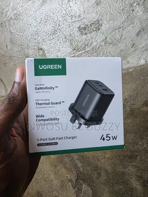 Ugreen 45w 3-port Gan Fast Charger
