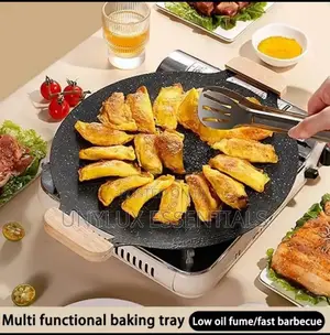 Anti-Stick Multi-Purpose Barbecue Cooking Plate