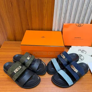 Original Hermes Leather Sandals Available In Store