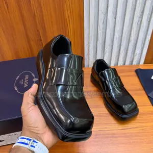 Luxury Update  Prada Men’S Brushed Leather Loafers.