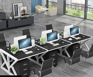 Modern 6-seater Office Workstation Desk