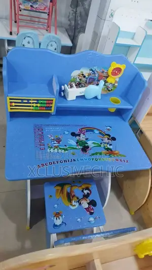 Children Kids Drawing Study Table Chair Set for Study