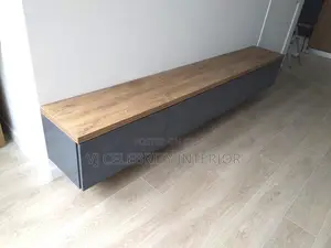Brand New 6ft HDF Console Brown and Grey
