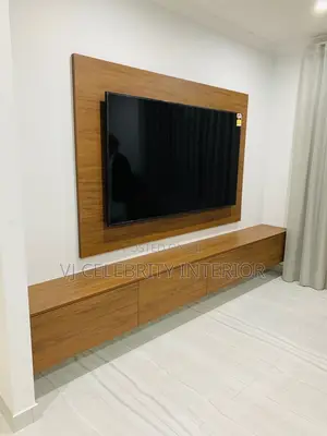 Brand New 6ft Brown HDF Console for You Living Room