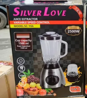 2500 Watts Silver Love Blender
