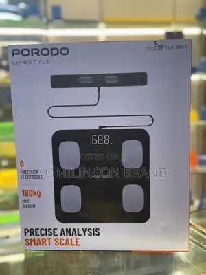 Porodo Lifestyle Precise Analysis Smart Scale - Black