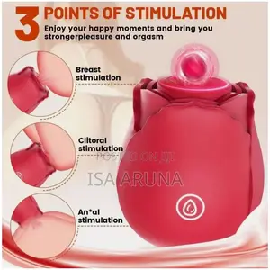Rose Strong Vagina Vibrator Oral Sucking Clitoris Powerful Sex Toys