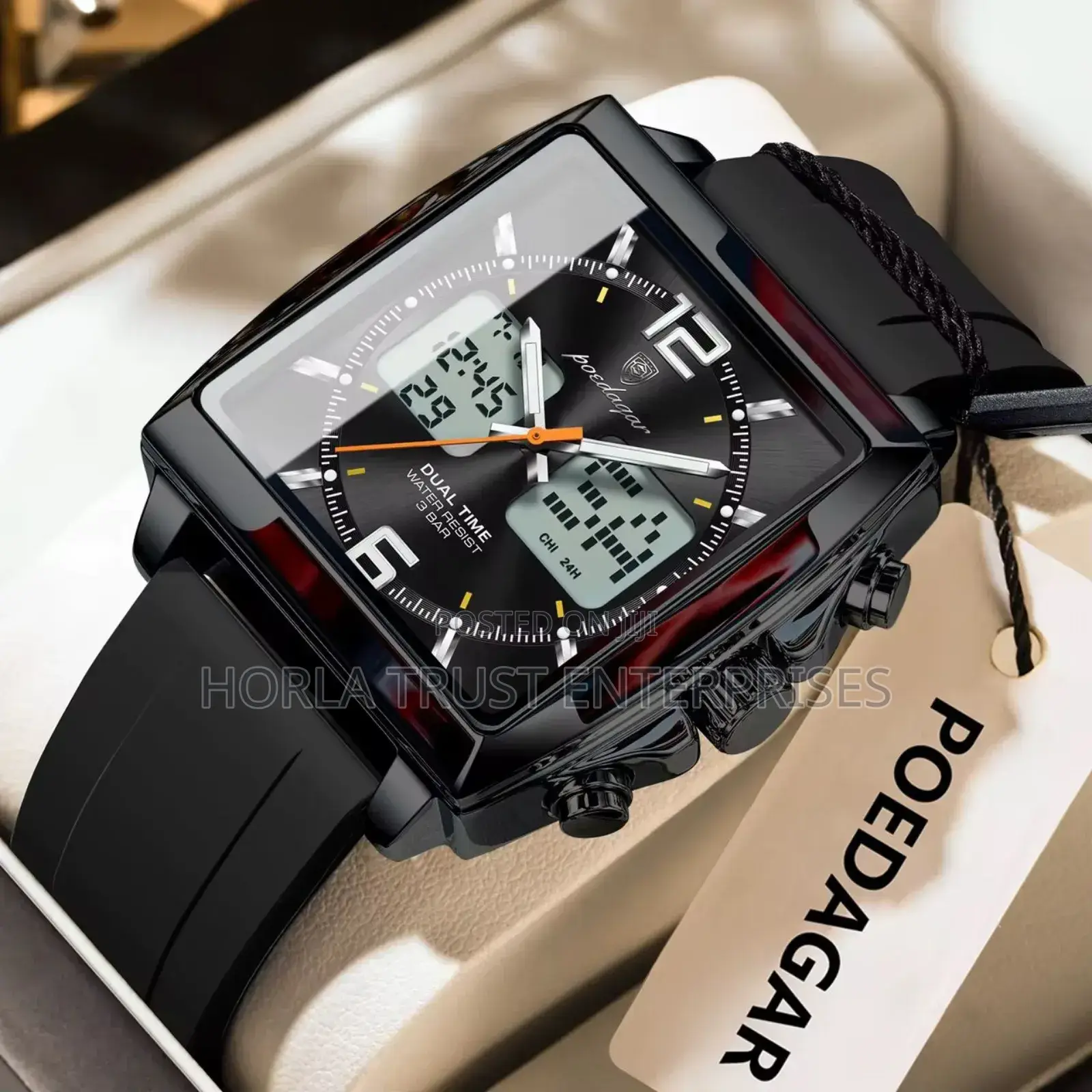 Poedagar Wirstwatch Rubber