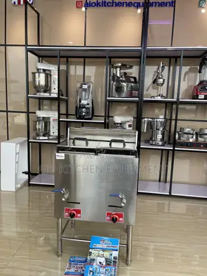 Commercial 2 Tank, Gas Fryer Standing 14l+14l