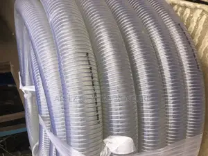 3” Spring Transparent Water Hose Imported Per Yards