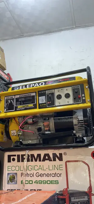 Brand New 11kva Constant Elepaq Petrol Generator /Copper Coil Gen