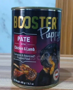 Booster Pate Puppy Can Food
