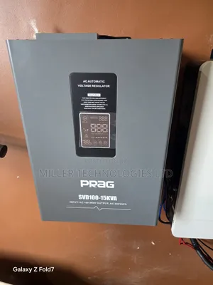 Prag Black With Screen Display Svd100 - 15kva 100v to 260v