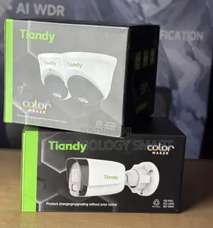 Tiandy 4mp Ultra-Clear Resolution See Clear Colors Even at Night