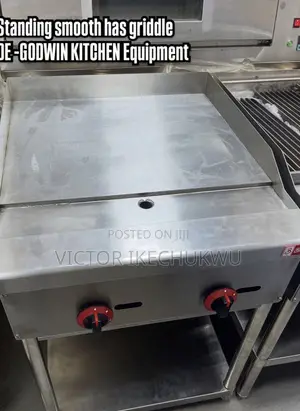 Standing Gas Griddle Smooth With Candle