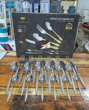 24pcs Stainless Steel House Roland Cutlery Set