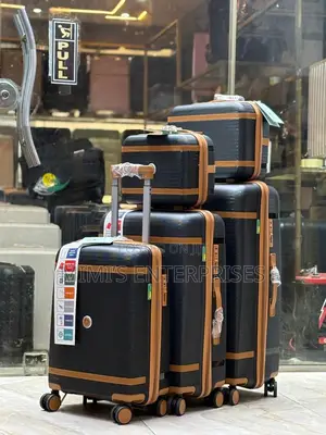 Chic Style Rubber Luggage Set of 4