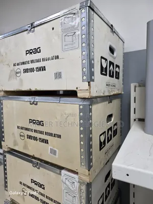 Prag Industrial Stabilizer on Wooden Case 15kva