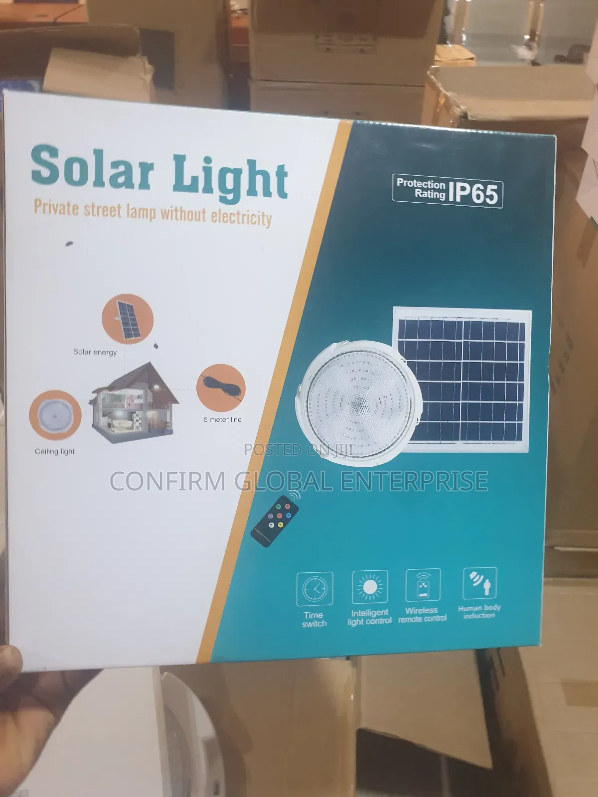 Original 400w Solar Cieling Light With Remote Control
