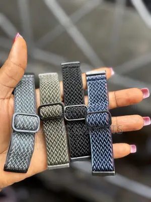 Soft Elastic Braided Nylon Sport Strap for Versa 3 and Versa 4