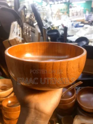 6 PCS Wooden Soup Bowl