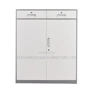 Low Height Office Metal Storage Bookshelf Cabinet Cupboard