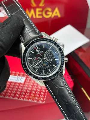 Omega Leather Automatic Wristwatch