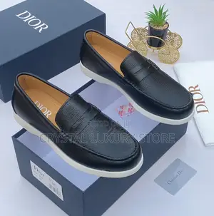 Dior Quality Luxury Men Genuine Leather Flat Shoe
