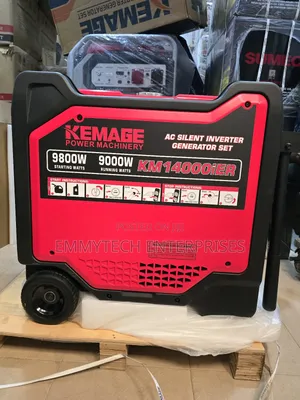 Kemage Zero Noise Remote Control Inverter Soundproof Petrol Gen 10kva