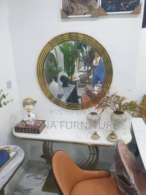 Imported Luxury Console Table and Mirror,Ceramic Top