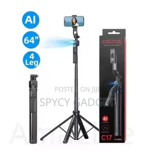 C17 Auto Face Tracking Ai Quadrapod With Bluetooth Remote Control