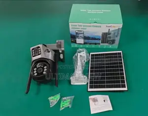 4g V380 Dual Lens PTZ Solar Camera 8mp