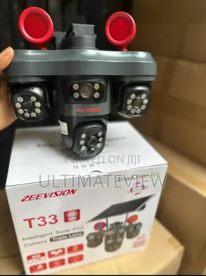 Complete Triple Lens Solar Camera V380 4g 9mp