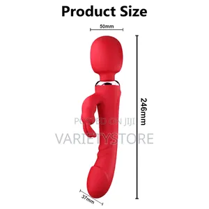 Three Head Rabbit Vibrator 30 Powerful Vibration G Spot Clit Simulator