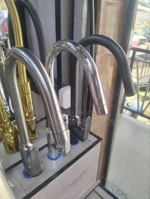 Kitchen Sink Mixer in Antirust, Black and Gold
