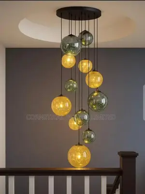 Modern Stylish Luxury Globe Shaped Crystal Led Ball Chandelier Light