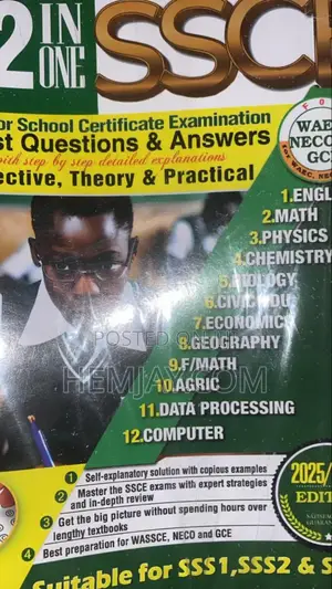 Student 12 in 1 Past Questions for Waec, Neco, Gce Textbook