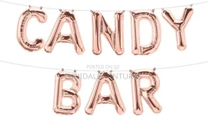Rose Gold Candy Bar Lettering Foil Balloon