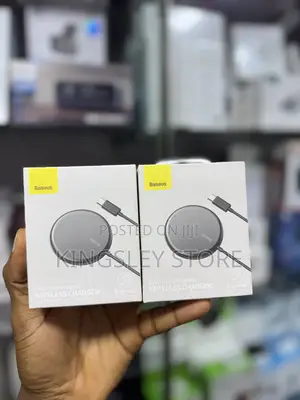 Baseus Simple Mini Magnetic Wireless Charger Suit For Ip12 With Type-c