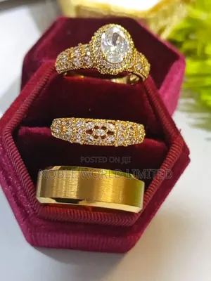 Gold Plated Gold/Wedding Rings Gl 6h